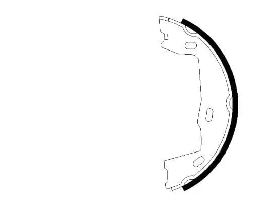 Mintex Parking Brake Shoes Set Of 4 Rear MFR147 - image 3