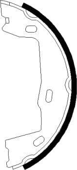 Mintex Parking Brake Shoes Set Of 4 Rear MFR147 - image 4