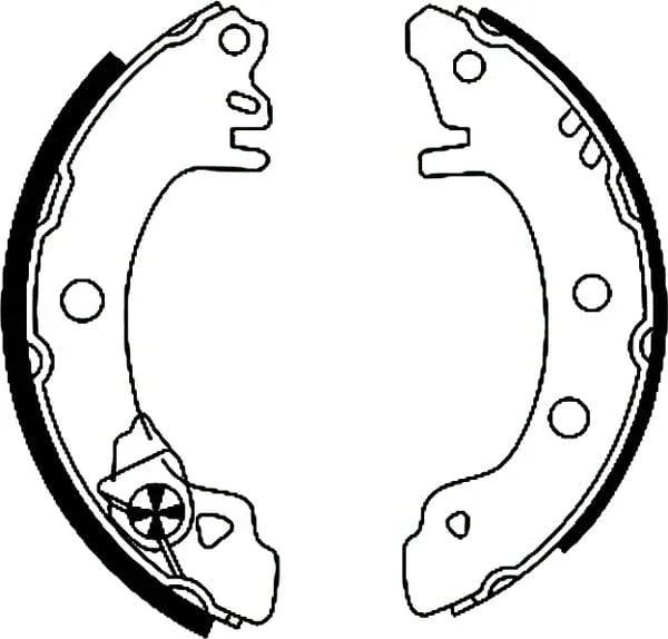 Mintex Brake Shoes Set Brake Shoes Full Set Of 4 Rear MFR162 - image 4