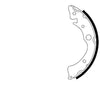 Mintex Brake Shoes Set Brake Shoes Full Set Of 4 Rear MFR204 thumbnail