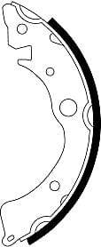 Mintex Brake Shoes Set Brake Shoes Full Set Of 4 Rear MFR204 - image 4