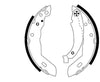 Mintex Brake Shoes Full Set Of 4 Rear With Handbrake Lever MFR217 thumbnail