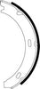 Mintex Parking Brake Shoes Set Of 4 Rear MFR255 thumbnail