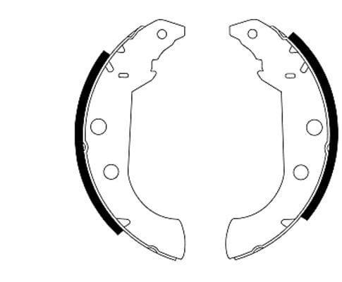 Mintex Brake Shoes Set Brake Shoes Full Set Of 4 Rear MFR266 - image 3