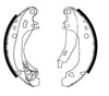 Mintex Brake Shoes Full Set Of 4 Rear With Handbrake Lever MFR278 thumbnail
