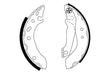 Mintex Brake Shoes Full Set Of 4 Rear With Handbrake Lever MFR285 thumbnail