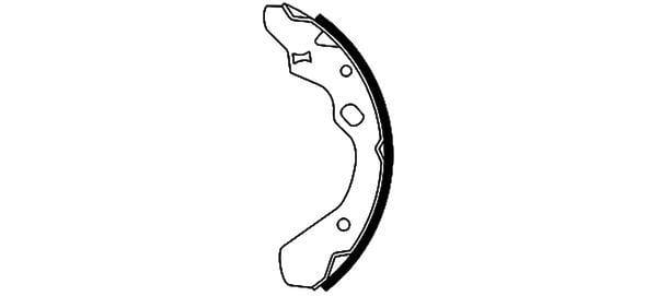 Mintex Brake Shoes Set Brake Shoes Full Set Of 4 Rear MFR338 - image 3