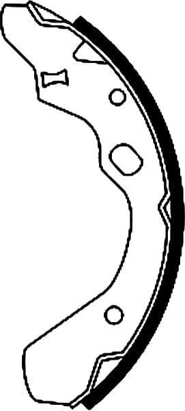 Mintex Brake Shoes Set Brake Shoes Full Set Of 4 Rear MFR338 - image 4