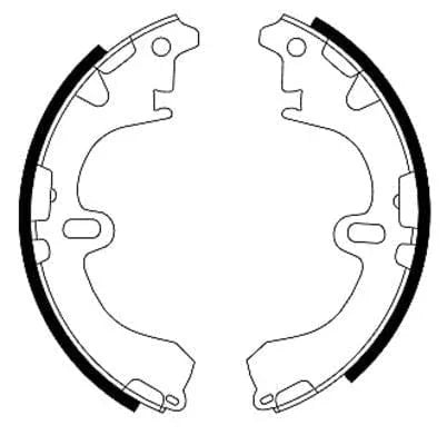 Mintex Brake Shoes Set Brake Shoes Full Set Of 4 Rear MFR339 - image 3