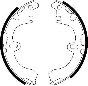 Mintex Brake Shoes Set Brake Shoes Full Set Of 4 Rear MFR339 - image 4
