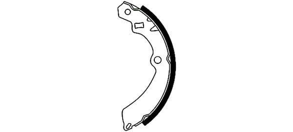 Mintex Brake Shoes Set Brake Shoes Full Set Of 4 Rear MFR341 - image 3