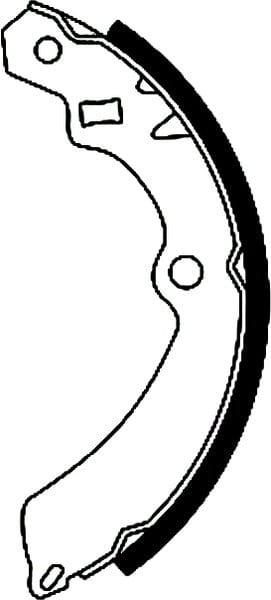 Mintex Brake Shoes Set Brake Shoes Full Set Of 4 Rear MFR341 - image 4