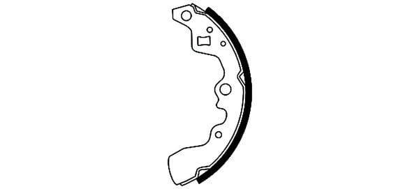 Mintex Brake Shoes Set Brake Shoes Full Set Of 4 Rear MFR342 - image 3