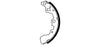 Mintex Brake Shoes Set Brake Shoes Full Set Of 4 Rear MFR342 thumbnail