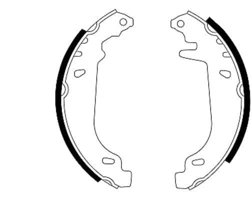 Mintex Brake Shoes Set Brake Shoes Full Set Of 4 Rear MFR377 - image 3