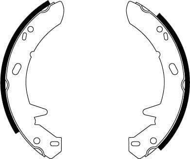 Mintex Parking Brake Shoes Set Of 4 Rear MFR390 - image 4