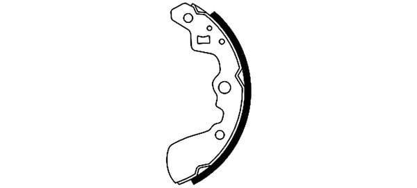 Mintex Brake Shoes Set Brake Shoes Full Set Of 4 Rear MFR391 - image 3