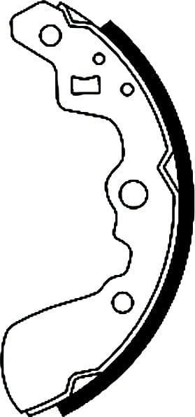 Mintex Brake Shoes Set Brake Shoes Full Set Of 4 Rear MFR391 - image 4