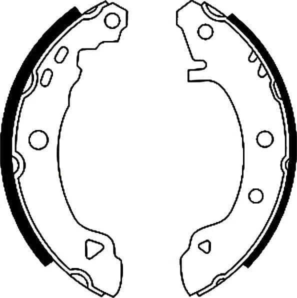 Mintex Brake Shoes Set Brake Shoes Full Set Of 4 Rear MFR396 - image 4