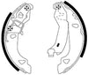 Mintex Brake Shoes Full Set Of 4 Rear With Handbrake Lever MFR405 thumbnail