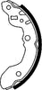 Mintex Brake Shoes Set Brake Shoes Full Set Of 4 Rear MFR414 thumbnail