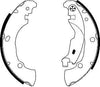 Mintex Brake Shoes Full Set Of 4 Rear With Handbrake Lever MFR435 thumbnail