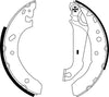 Mintex Brake Shoes Full Set Of 4 Rear With Handbrake Lever MFR436 thumbnail