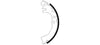 Mintex Brake Shoes Set Brake Shoes Full Set Of 4 Rear MFR443 thumbnail
