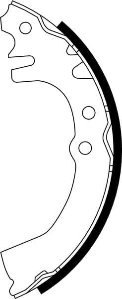 Mintex Brake Shoes Set Brake Shoes Full Set Of 4 Rear MFR443 - image 4
