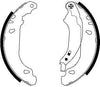 Mintex Brake Shoes Full Set Of 4 Rear With Handbrake Lever MFR448 thumbnail