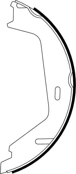 Mintex Parking Brake Shoes Set Of 4 Rear MFR477 - image 3