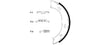 Mintex Parking Brake Shoes Set Of 4 Rear MFR488 thumbnail
