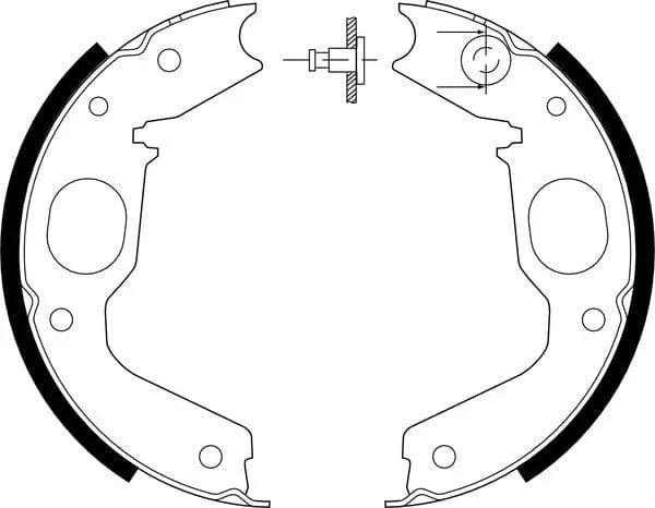Mintex Parking Brake Shoes Set Of 4 Rear MFR489 - OEM Quality Replacement - image 4