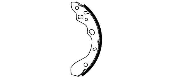 Mintex Brake Shoes Set Brake Shoes Full Set Of 4 Rear MFR503 - image 3