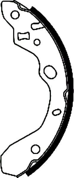 Mintex Brake Shoes Set Brake Shoes Full Set Of 4 Rear MFR503 - image 4