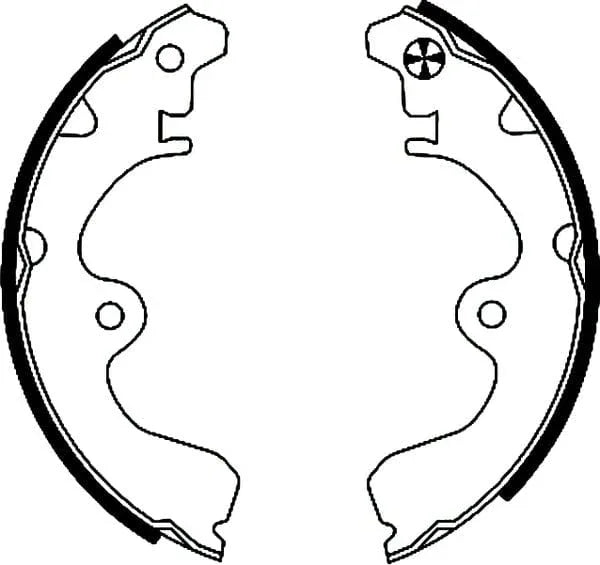 Mintex Brake Shoes Set Brake Shoes Full Set Of 4 Rear MFR508 - image 4