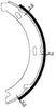 Mintex Parking Brake Shoes Set Of 4 Rear MFR509 thumbnail