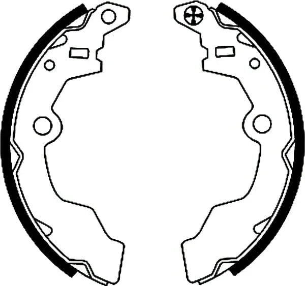 Mintex Brake Shoes Set Brake Shoes Full Set Of 4 Rear MFR511 - image 4