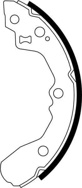 Mintex Brake Shoes Set Brake Shoes Full Set Of 4 Rear MFR517 - image 4