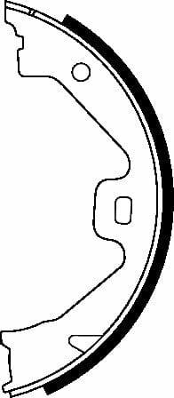 Mintex Parking Brake Shoes Set Of 4 Rear MFR522 - image 4