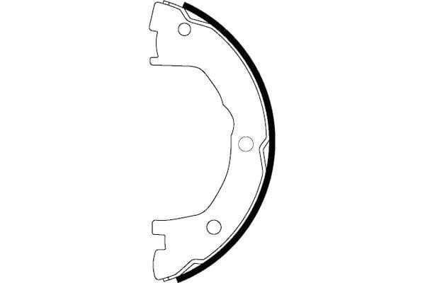 Mintex Parking Brake Shoes Set Of 4 Rear MFR526 - image 3