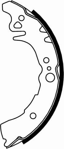 Mintex Brake Shoes Set Brake Shoes Full Set Of 4 Rear MFR540 - image 4