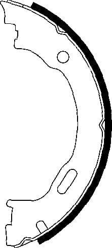 Mintex Parking Brake Shoes Set Of 4 Rear MFR541 - image 3