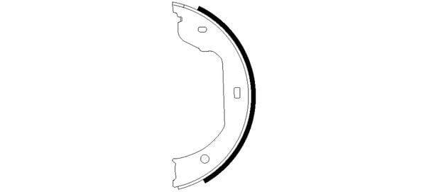 Mintex Parking Brake Shoes Set Of 4 Rear MFR544 - image 3