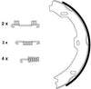 Mintex Parking Brake Shoes Set Of 4 Rear MFR568 thumbnail