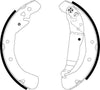 Mintex Brake Shoes Full Set Of 4 Rear With Handbrake Lever MFR572 thumbnail