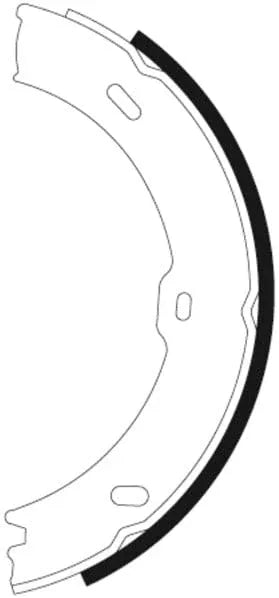 Mintex Parking Brake Shoes Set Of 4 Rear MFR585 - image 3