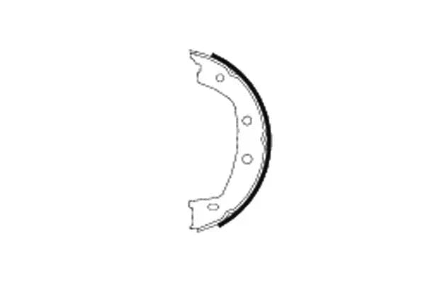 Mintex Parking Brake Shoes Set Of 4 Rear MFR587 - image 3