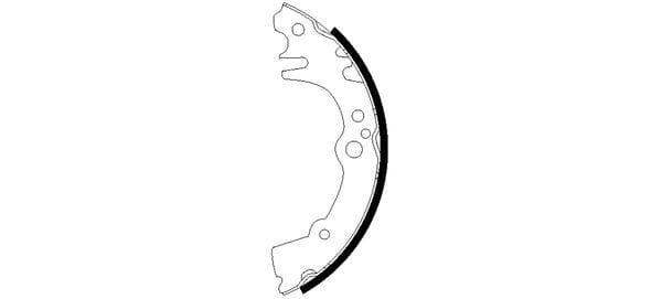 Mintex Brake Shoes Set Brake Shoes Full Set Of 4 Rear MFR598 - image 3
