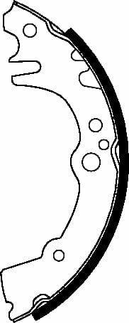 Mintex Brake Shoes Set Brake Shoes Full Set Of 4 Rear MFR598 - image 4
